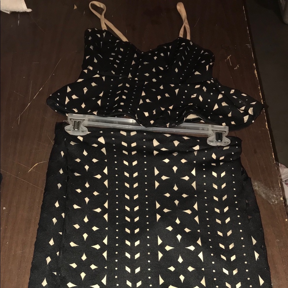 Cute Sexy two piece skirt and top